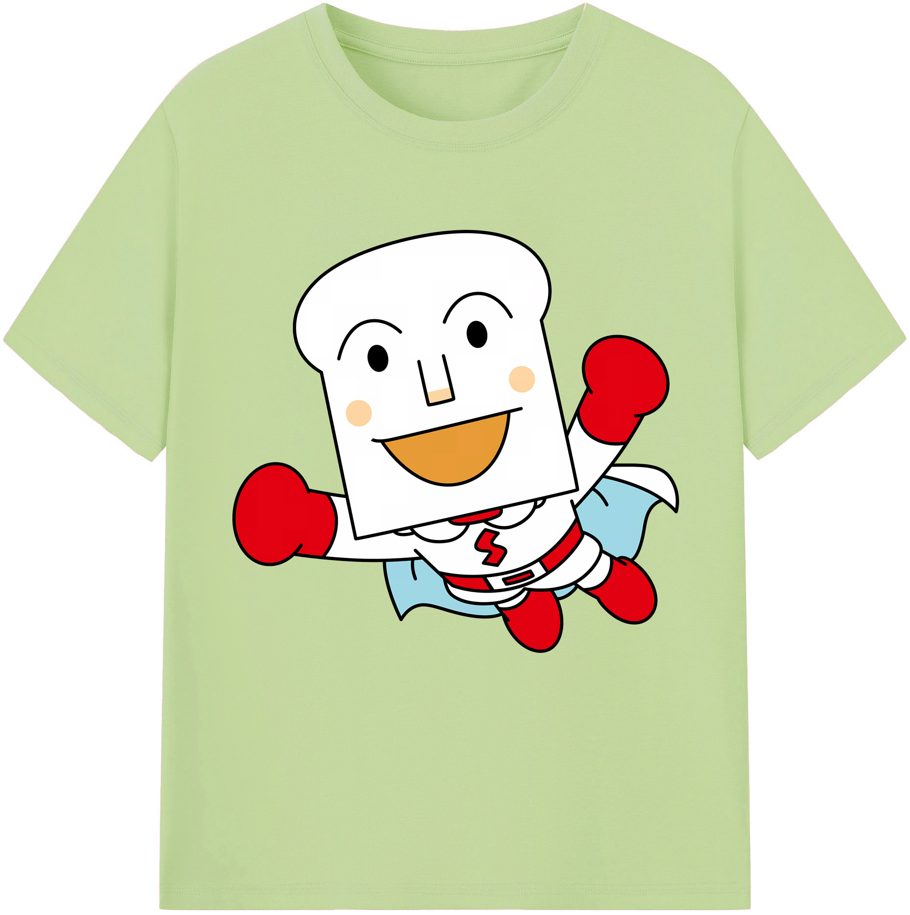 （画像用） アンパンマン Anpanman 綿100％半袖Tシャツ（フロントプリント）